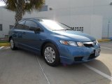 2010 Atomic Blue Metallic Honda Civic DX-VP Sedan #72204242
