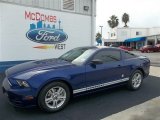 2013 Deep Impact Blue Metallic Ford Mustang V6 Coupe #72245512