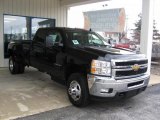 2012 Black Chevrolet Silverado 3500HD LTZ Crew Cab 4x4 Dually #72246742