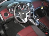 2013 Chevrolet Cruze ECO Jet Black/Sport Red Interior