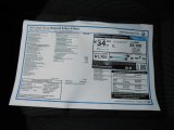 2013 Volkswagen Golf 4 Door TDI Window Sticker