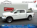 2012 Bright White Dodge Ram 1500 Big Horn Crew Cab 4x4 #72246669