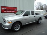 2012 Bright Silver Metallic Dodge Ram 1500 Express Quad Cab 4x4 #72246633