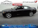 2013 Pitch Black Dodge Charger SXT Plus AWD #72246617