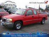 2004 Fire Red GMC Sierra 1500 Extended Cab #72246811