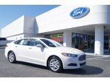 2013 White Platinum Metallic Tri-coat Ford Fusion SE #72245616