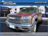 2007 Deep Ruby Red Metallic Chevrolet Colorado LT Z71 Extended Cab 4x4 #72246245
