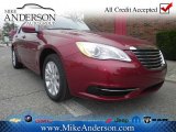 2013 Deep Cherry Red Crystal Pearl Chrysler 200 Touring Sedan #72246405