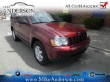 2008 Red Rock Crystal Pearl Jeep Grand Cherokee Laredo 4x4 #72246560