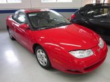 Bright Red Saturn S Series in 2001