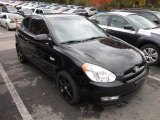 2007 Ebony Black Hyundai Accent SE Coupe #72246200