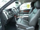 2010 Ford F150 Lariat SuperCab Black Interior