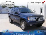 2003 Patriot Blue Pearl Jeep Grand Cherokee Limited 4x4 #72246363