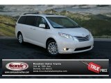 2013 Blizzard White Pearl Toyota Sienna Limited AWD #72245349