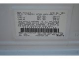 2012 Galant Color Code for White Pearl - Color Code: W55