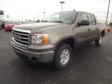 2013 Mocha Steel Metallic GMC Sierra 1500 SLE Crew Cab #72346978