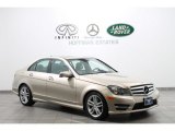 2012 Pearl Beige Metallic Mercedes-Benz C 300 Sport 4Matic #72347187