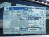 2013 Ford Fusion SE Window Sticker