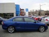 2007 Fiji Blue Metallic Honda Civic Si Sedan #7220555