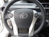 2012 Toyota Prius c Hybrid Four Steering Wheel
