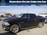 2010 Brilliant Black Crystal Pearl Dodge Ram 1500 Big Horn Crew Cab 4x4 #72346845