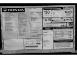 2013 Honda Accord EX Sedan Window Sticker