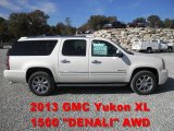 2013 White Diamond Tricoat GMC Yukon XL Denali AWD #72347199