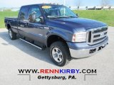 2007 Medium Wedgewood Blue Metallic Ford F250 Super Duty XLT Crew Cab 4x4 #72347000