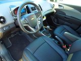 2013 Chevrolet Sonic LTZ Hatch Jet Black/Dark Titanium Interior