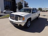 2013 White Diamond Tricoat GMC Sierra 1500 SLE Crew Cab #72398095