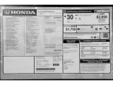 2013 Honda Accord EX-L Sedan Window Sticker