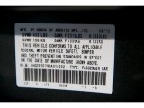 2013 Accord Color Code for Hematite Metallic - Color Code: G536M