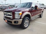 2012 Ford F250 Super Duty King Ranch Crew Cab 4x4 Front 3/4 View
