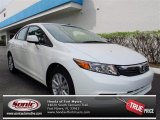 2012 Taffeta White Honda Civic EX Sedan #72397550