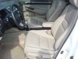 2011 Honda Civic EX-L Sedan Beige Interior