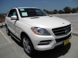 2012 Diamond White Metallic Mercedes-Benz ML 350 4Matic #72397779