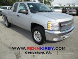 2012 Silver Ice Metallic Chevrolet Silverado 1500 LT Extended Cab 4x4 #72398142