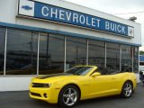 2012 Rally Yellow Chevrolet Camaro LT Convertible #72397733