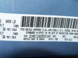 2013 Town & Country Color Code for Crystal Blue Pearl - Color Code: PDB