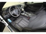 2013 BMW 6 Series 640i Convertible Black Interior