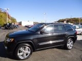 2013 Brilliant Black Crystal Pearl Jeep Grand Cherokee Overland 4x4 #72470185