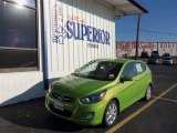 Electrolyte Green Hyundai Accent in 2013