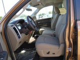 2012 Dodge Ram 1500 Big Horn Quad Cab Light Pebble Beige/Bark Brown Interior