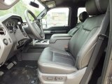 2012 Ford F350 Super Duty Lariat Crew Cab 4x4 Black Interior