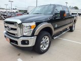 2012 Ford F250 Super Duty Lariat Crew Cab 4x4 Front 3/4 View