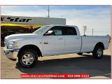 2012 Bright White Dodge Ram 3500 HD Lone Star Crew Cab 4x4 #72470210