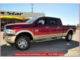 2012 Deep Cherry Red Crystal Pearl Dodge Ram 2500 HD Laramie Longhorn Mega Cab 4x4 #72470208