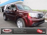 2013 Dark Cherry Pearl Honda Pilot LX #72521956