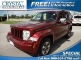 2008 Red Rock Crystal Pearl Jeep Liberty Sport #72522192