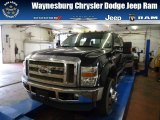 2008 Black Ford F350 Super Duty Lariat Crew Cab 4x4 Dually #72522077